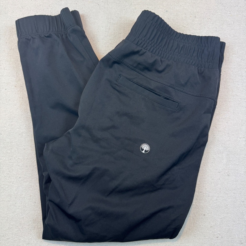 HH Works MP Scrub Joggers Women Black Petite Healing Hands 9575 Drawstring Cargo